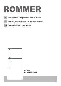 Handleiding Rommer FE 290 Koel-vries combinatie