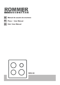 Manual de uso Rommer INDU 62 Placa