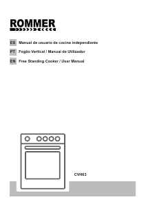 Handleiding Rommer CVH 63 Fornuis