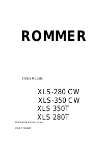 Manual de uso Rommer XLS 280 T Refrigerador