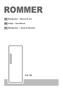 Handleiding Rommer FLE 160 Koelkast