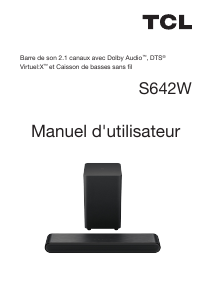 Mode d’emploi TCL S642WE Système home cinéma