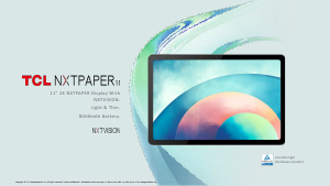 Handleiding TCL NXTPAPER 11 Tablet