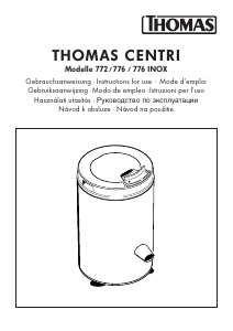 Handleiding Thomas 776 Centri Wasmachine