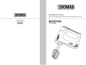 Manual de uso Thomas TH-8832M Batidora de varillas
