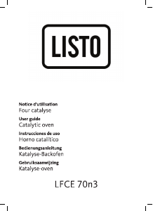 Mode d’emploi Listo LFCE 70n3 Four