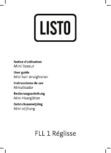 Handleiding Listo FLL 1 Stijltang