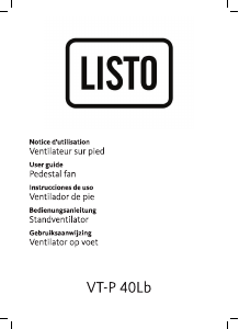 Handleiding Listo VT-P 40Lb Ventilator