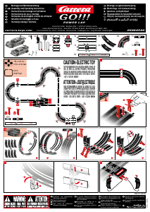 説明書 Carrera 20062560 Go!!! Power Lap レーストラック