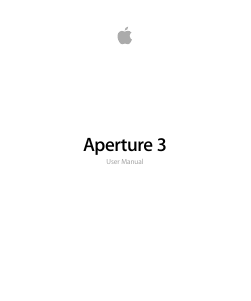 Handleiding Apple Aperture 3