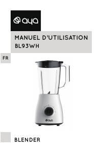 Handleiding AYA BL93WH Blender