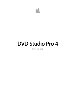Handleiding Apple DVD Studio Pro 4
