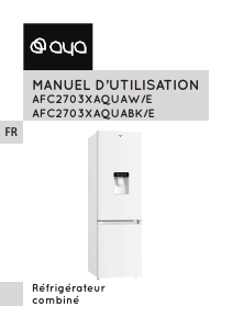 Manual AYA AFC2703XAQUABK/E Fridge-Freezer