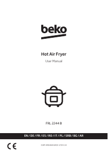 Handleiding BEKO FRL 2244 B Friteuse