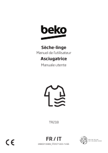 Manuale BEKO TR218 Asciugatrice
