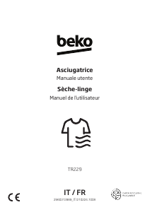 Manuale BEKO TR229 Asciugatrice