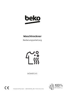 Bedienungsanleitung BEKO WDWI85141 Waschtrockner
