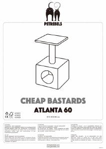 Manual PetRebels Atlanta 60 Trepador gato