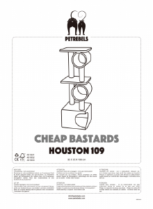 Kasutusjuhend PetRebels Houston 109 Kassi ronimispuu