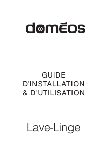 Mode d’emploi Doméos TO6200FBE1 Lave-linge