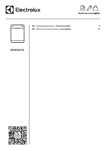 Bedienungsanleitung Electrolux KESC8415L Geschirrspüler