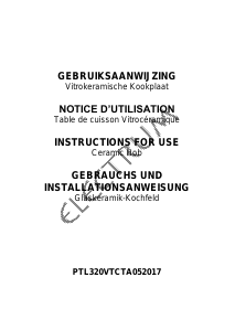 Bedienungsanleitung Electrum PTL320VTC Kochfeld