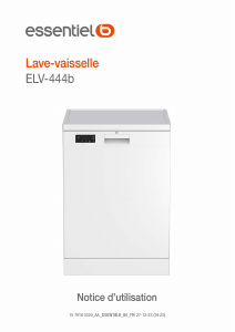 Mode d’emploi Essentiel B ELV 444b Lave-vaisselle
