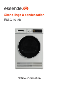 Mode d’emploi Essentiel B ESLC 10-2b Sèche-linge