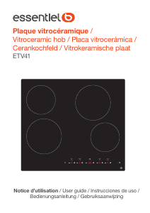 Handleiding Essentiel B ETV 41 Kookplaat