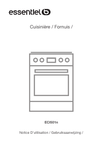 Mode d’emploi Essentiel B ECI 501n Cuisinière