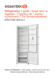 Manual de uso Essentiel B ERLV 185-60miv1 Refrigerador