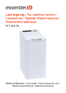 Handleiding Essentiel B ELT 813-1b Wasmachine