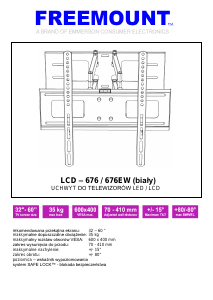 Instrukcja Freemount LCD-676 Uchwyt ścienny