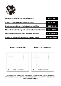 Handleiding Hoover HI642MCBB Kookplaat