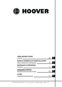 Manual Hoover HOC3U5178IN WIFI Oven
