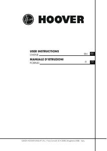 Manuale Hoover HOC3T3178WI WIFI Forno