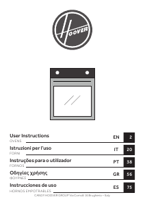 Manuale Hoover HOC5B3448INWF Forno