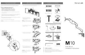 Handleiding Humanscale M10 Monitorarm