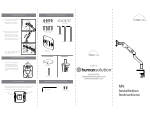 Handleiding Humanscale M8 Monitorarm