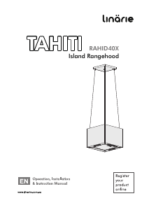Manual Linärie RAHID40X Tahiti Cooker Hood