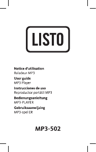 Handleiding Listo MP3-502 Mp3 speler