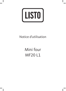 Mode d’emploi Listo MF20 L1 Four