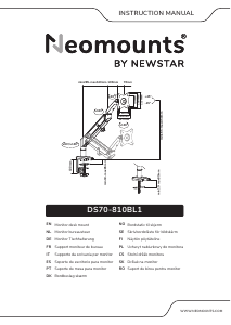 Handleiding Neomounts DS70-810BL1 Monitorarm