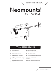 Handleiding Neomounts FPMA-D550D3BLACK Monitorarm