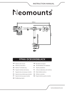 Handleiding Neomounts FPMA-DCB100DBLACK Monitorarm