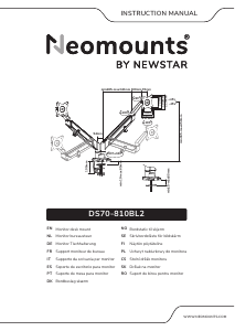 Handleiding Neomounts DS70-810BL2 Monitorarm