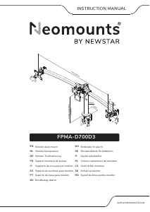 Handleiding Neomounts FPMA-D700D3 Monitorarm