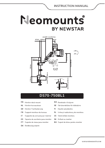 Handleiding Neomounts DS70-750BL1 Monitorarm