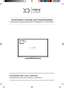 Manual XD XD32H2V LED Television