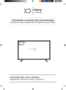 Manuale XD XD43SF2V LED televisore